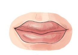 tướng phụ nữ môi dày
